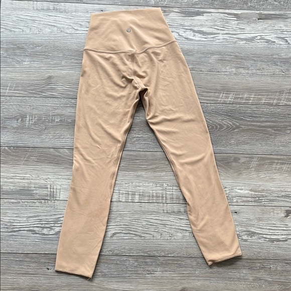 Lululemon High-Waisted Tan Leggings - Picture 1 of 9